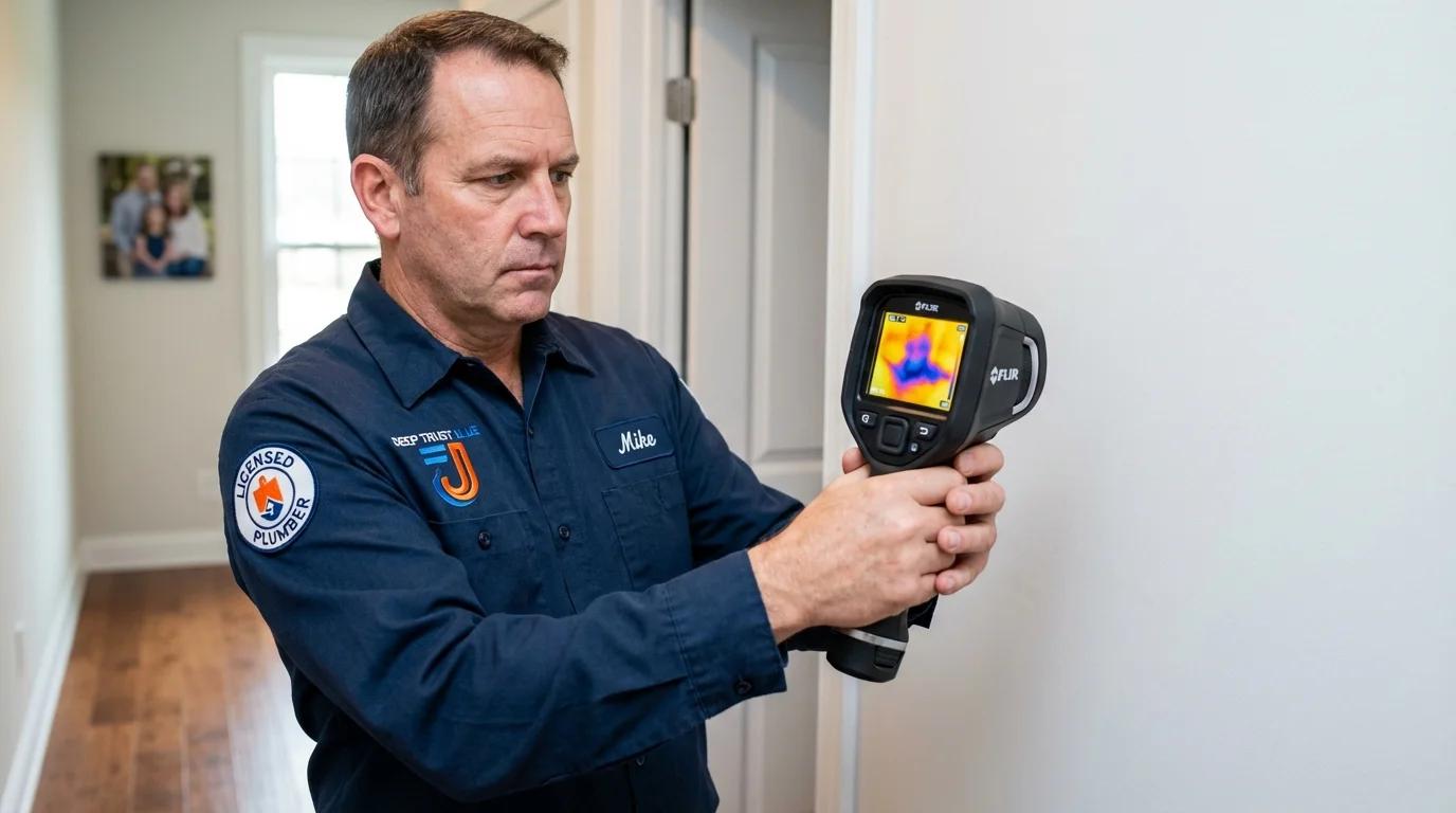 Thermal imaging leak detection by Johns Plumbing LLC in Dinuba